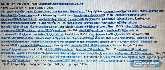 Các trường học liên tục nhận được thông báo mở lớp chiêu sinh học chứng chỉ chức danh nghề nghiệp từ cấp trên gửi về (Ảnh tác giả)