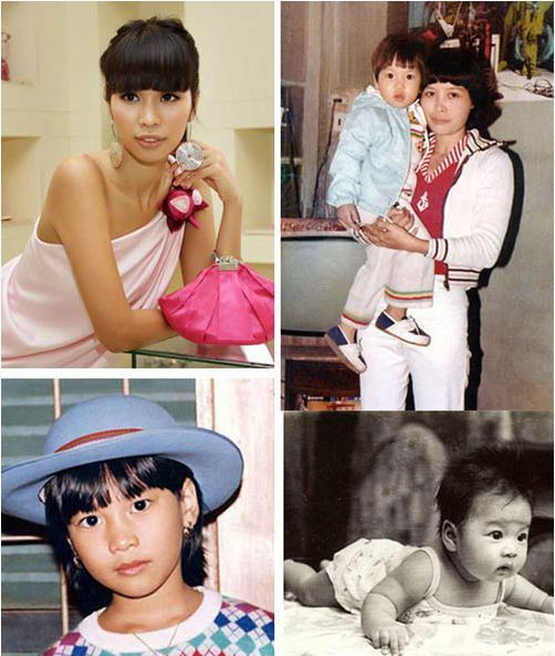 Hà Anh bộc lộ khả năng làm người mẫu từ nhỏ.