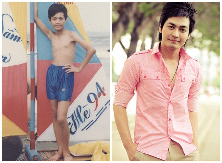 MC Phan Anh có thân hình "cò hương" khi bé.