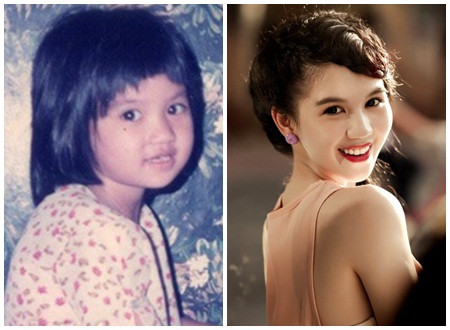 Ngộ nghĩnh với hình ảnh Ngọc Trinh từ thời sún răng.