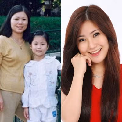 Hương Tràm ngày bé rất xinh xắn.