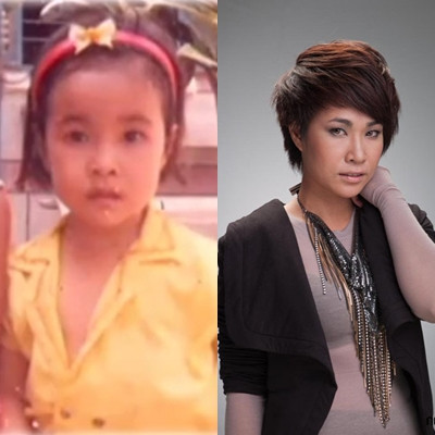 Uyên Linh ngày bé rất đáng yêu.