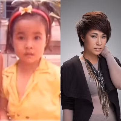 Uyên Linh ngày bé rất đáng yêu.