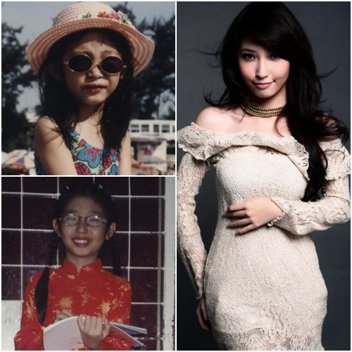 Khổng Tú Quỳnh ngày bé.