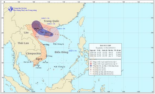 Chùm ảnh đường đi và vị trí cơn bão. Chùm ảnh đường đi và vị trí cơn bão.