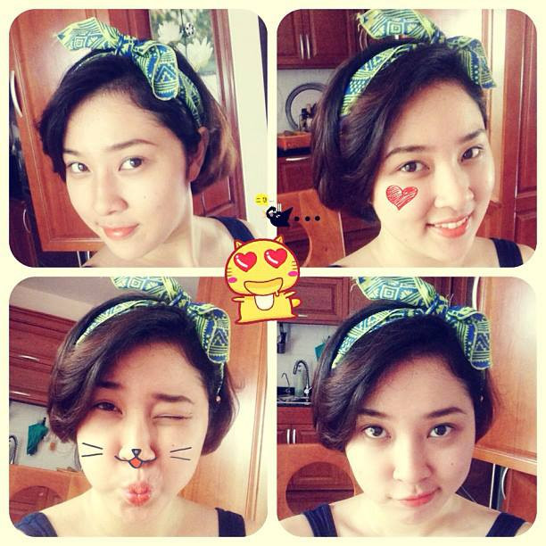 Bảo Trâm Idol cũng không kém phần đáng yêu khi chia sẻ ảnh "cưa sừng làm nghé" lên trang cá nhân. Bảo Trâm Idol cũng không kém phần đáng yêu khi chia sẻ ảnh "cưa sừng làm nghé" lên trang cá nhân.