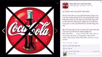 Dấu X để minh họa cho việc NTD sẽ loại trừ Coca-Cola ra khỏi 'menu' nước uống mỗi ngày.