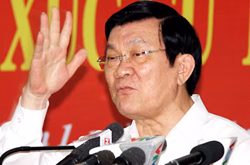 Chủ tịch nước Trương Tấn Sang (Ảnh: VNE)