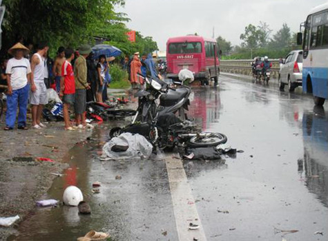 Hiện trường vụ tai nạn Hiện trường vụ tai nạn