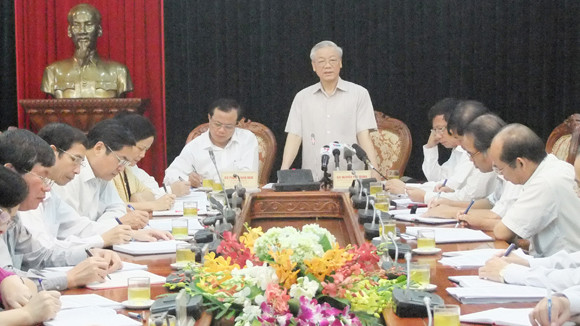 Tổng Bí thư: “Có thể phải loại bỏ một số cán bộ” ảnh 1 Tổng Bí thư: “Có thể phải loại bỏ một số cán bộ” ảnh 1