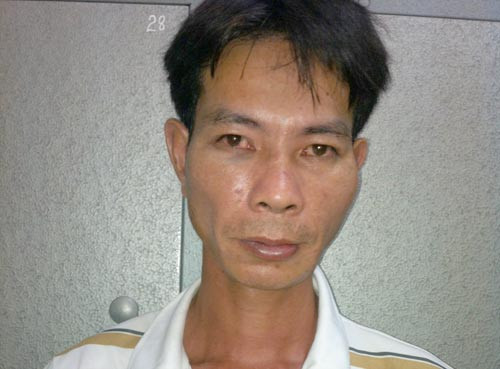 Nguyễn Văn Thông, người đã dùng mùn cưa và xăng để đốt nhà chị T..