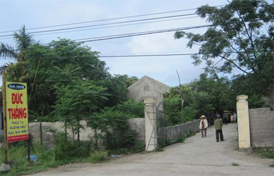 Nhà hàng Đức Thắng, nơi bà chủ bị giết hại dã man.