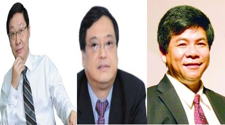 Các ông Trần Xuân Giá, Lê Vũ Kỳ, Trịnh Kim Quang, Phạm Trung Cang đã bị khởi tố về tội Cố ý làm trái quy định của Nhà nước gây hậu quả nghiêm trọng. Tuy nhiên, theo Cơ quan điều tra, xét thấy các ông Trần Xuân Giá, Lê Vũ Kỳ, Trịnh Kim Quang, Phạm Trung Cang có nhân thân tốt, có thái độ khai báo thành khẩn, tích cực hợp tác với Cơ quan điều tra, có nơi cư trú rõ ràng và xét mức độ hành vi vi phạm, Cơ quan điều tra đã thống nhất với Viện Kiểm sát Tối cao áp dụng biện pháp cấm rời khỏi nơi cư trú và cho tại ngoại. Ảnh: Các ông Trịnh Kim Quang, Lê Vũ Kỳ, Phạm Trung Cang (từ trái qua). Các ông Trần Xuân Giá, Lê Vũ Kỳ, Trịnh Kim Quang, Phạm Trung Cang đã bị khởi tố về tội Cố ý làm trái quy định của Nhà nước gây hậu quả nghiêm trọng. Tuy nhiên, theo Cơ quan điều tra, xét thấy các ông Trần Xuân Giá, Lê Vũ Kỳ, Trịnh Kim Quang, Phạm Trung Cang có nhân thân tốt, có thái độ khai báo thành khẩn, tích cực hợp tác với Cơ quan điều tra, có nơi cư trú rõ ràng và xét mức độ hành vi vi phạm, Cơ quan điều tra đã thống nhất với Viện Kiểm sát Tối cao áp dụng biện pháp cấm rời khỏi nơi cư trú và cho tại ngoại. Ảnh: Các ông Trịnh Kim Quang, Lê Vũ Kỳ, Phạm Trung Cang (từ trái qua).