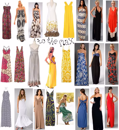 Những kiểu váy maxi đơn giản dễ mặc mà tôn dáng