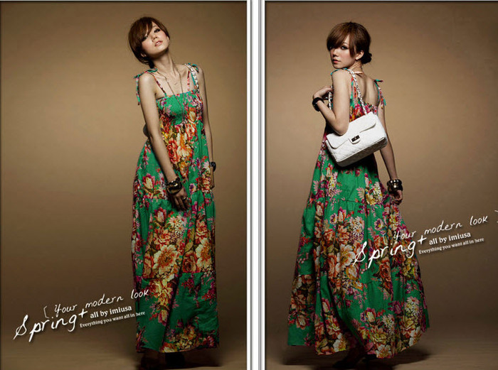 Nhẹ nhàng dạo phố với váy maxi hoa rực rỡ Nhẹ nhàng dạo phố với váy maxi hoa rực rỡ