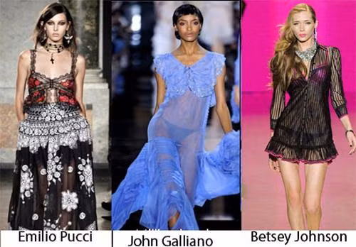 9. Thời trang phòng ngủ gợi tình Thời trang phòng ngủ đã sống lại trong mùa xuân hè năm nay. Mặc dù không còn táo bạo như khi mới xuất hiện nhưng thay vào đó năm nay thời trang phòng ngủ lại rất sexy và gợi tình. Xem thêm: Váy Hè 2012/ Xu ướng trang điểm 2012/ Sơ mi2012