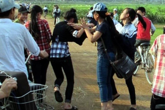 Tính hung hãn của học sinh phần lớn bắt nguồn từ gia đình (ảnh vov.vn)