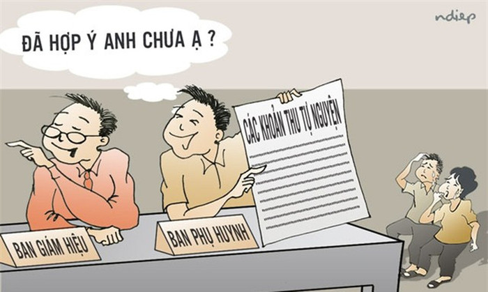 Hoạt động nổi nhất của Ban đại diện cha mẹ học sinh là chuyện thu chi đầu năm (Ảnh minh họa: ndiep). Hoạt động nổi nhất của Ban đại diện cha mẹ học sinh là chuyện thu chi đầu năm (Ảnh minh họa: ndiep).