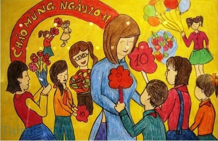 Tình cảm thầy cô và học trò (Ảnh minh họa vtv.vn) Tình cảm thầy cô và học trò (Ảnh minh họa vtv.vn)