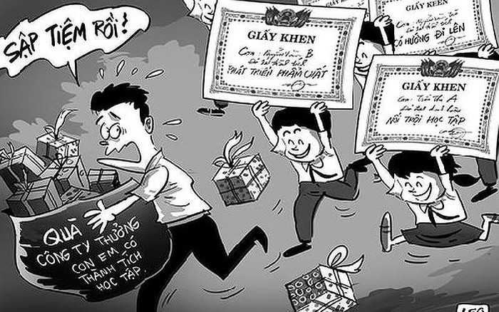 Tỉ lệ học sinh khá giỏi ngày một cao hơn nhưng nhiều khi không phải là thực học của các em (Ảnh minh họa: vov.vn) Tỉ lệ học sinh khá giỏi ngày một cao hơn nhưng nhiều khi không phải là thực học của các em (Ảnh minh họa: vov.vn)