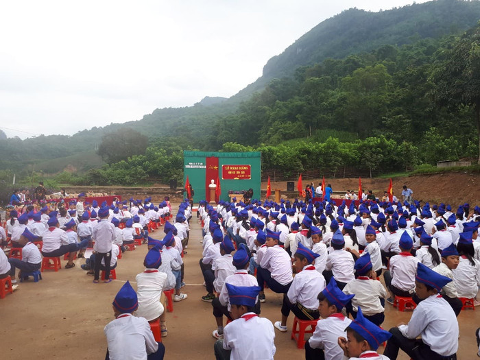 Học sinh Trường phổ thông Dân tộc bán trú-Trung học cơ sở Na Loi huyện Kỳ Sơn (Ảnh CTV) Học sinh Trường phổ thông Dân tộc bán trú-Trung học cơ sở Na Loi huyện Kỳ Sơn (Ảnh CTV)