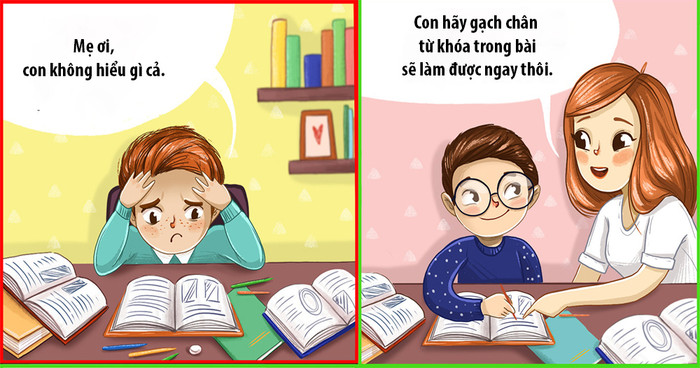 Nhiều bài toán cha mẹ còn khó hiểu chứ nói gì đến con? (Ảnh minh họa Báo Vietnamnet)