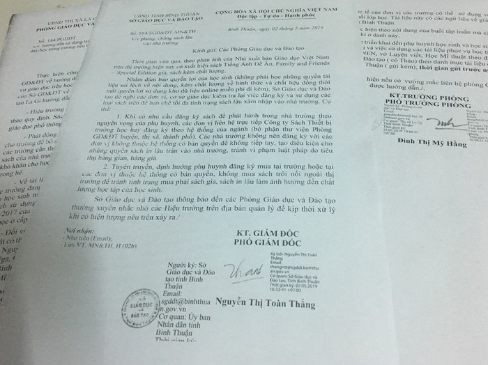 Công văn về việc phòng, chống sách lậu vào nhà trường của tỉnh Bình Thuận (Ảnh tác giả) Công văn về việc phòng, chống sách lậu vào nhà trường của tỉnh Bình Thuận (Ảnh tác giả)