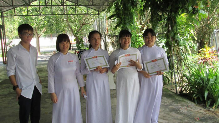 Các em đạt giải học sinh giỏi (Ảnh trung tâm cung cấp) Các em đạt giải học sinh giỏi (Ảnh trung tâm cung cấp)