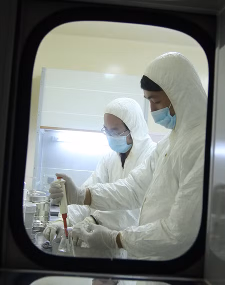 Phòng điều chế dược phẩm cho các bệnh viện