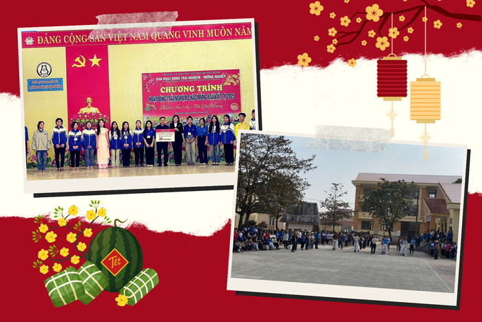 Hoạt động vui chơi và trao quà cho học sinh trong Chương trình trải nghiệm Xuân Ất Tỵ 2025 của Trường Phổ thông Dân tộc nội trú tỉnh Quảng Bình. (Ảnh NTCC) 3.png