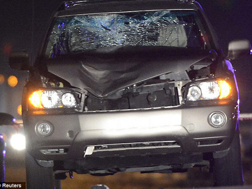 Chiếc xe hơi đã đâm chết paparazzi