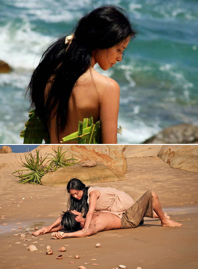 'Ngọc viễn đông' là tuyển tập 7 câu chuyện tình yêu của 7 người phụ nữ khác nhau về tuổi tác, hoàn cảnh sống cũng như ước mơ. Ở tập 'Trăng huyết', Ngô Thanh Vân vào vai một cô gái 19 tuổi với vẻ đẹp mong manh, ngây thơ cùng tâm hồn chan chứa bao ước vọng, mộng mơ về mối tình đầu. Cô sống cùng anh trai trên một hòn đảo, cả hai luôn có những tò mò giới tính của tuổi mới lớn. Đôi khi, họ không vượt qua được cảm xúc và suýt 'vượt rào' .