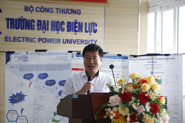 Phó Giáo sư, Tiến sĩ Nguyễn Lê Cường - Phó Hiệu trưởng Trường Đại học Điện lực. (Ảnh: Minh Quân) gdvn_2.JPG