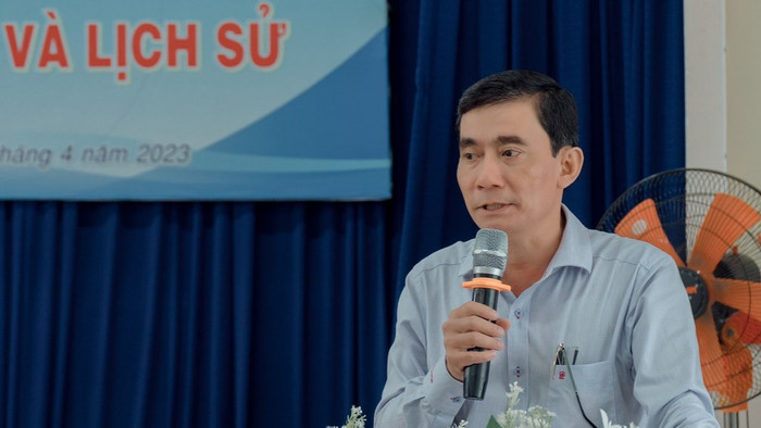 Ông Lê Hoàng Dự, Phó Giám đốc Sở Giáo dục và Đào tạo tỉnh Cà Mau. (Ảnh: NVCC) Thầy Dự, Phó Sở Cà Mau 2.jpg