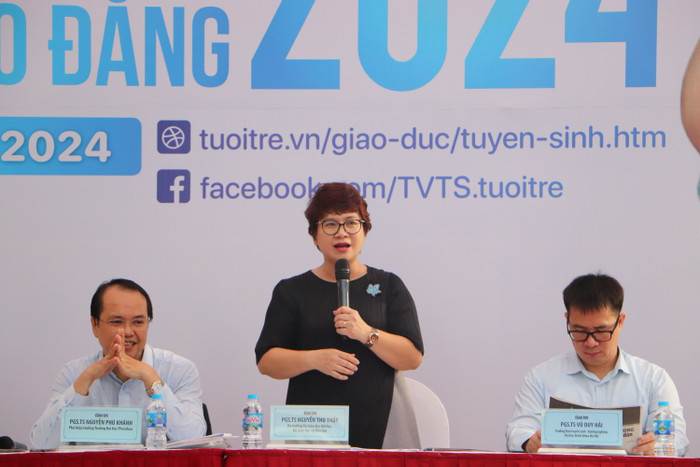 Phó Giáo sư, Tiến sĩ Nguyễn Thu Thủy - Vụ trưởng Vụ Giáo dục đại học (Bộ Giáo dục và Đào tạo). (Ảnh: Minh Quân) gdvn_2.JPG