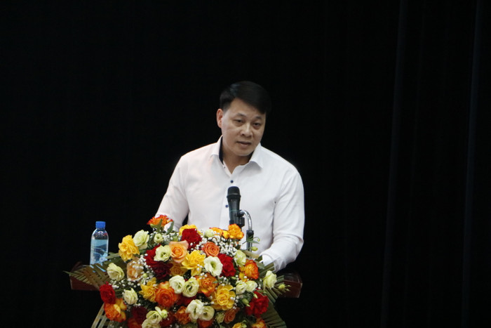 Ông Nguyễn Trần Quang, Phó Giám đốc Trung tâm Xúc tiến Đầu tư, Thương mại, Dịch vụ Thành phố Hà Nội. (Ảnh: Minh Quân) gdvn_1.JPG