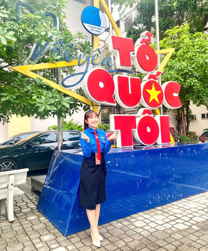 Cô Nguyễn Thị Quỳnh Giang - Bí thư Đoàn Phân hiệu Học viện Thanh thiếu niên Việt Nam tại Thành phố Hồ Chí Minh. Ảnh: NVCC. z6440261692274_f47071e61ca208003f34d3b6604f1978.jpg