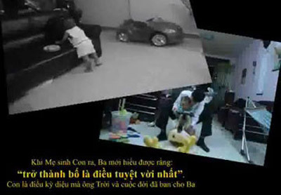 "Nhật ký của ba” - clip ghi lại những khoảnh khắc tình cảm của cha con anh Hiếu gây xôn xao cộng đồng mạng