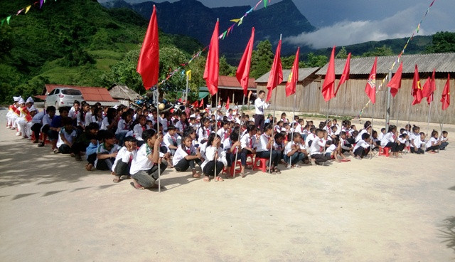 Nhiều điểm trường lẻ của trường Phổ thông dân tộc bán trú Tiểu học và Trung học cơ sở số 2 Trọng Hóa còn rất nhiều khó khăn, thiếu thốn.