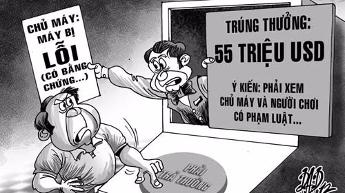 Xử vụ đòi 55 triệu USD thắng máy đánh bạc, Tin tức trong ngày, co bac, do den, may danh bac, thua bac, thang bac, choi lo de, may rui, tro may rui, kiem tien nho danh bac, bao, tin hay, tin hot, tin tuc