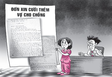 Gửi đơn xin... cưới thêm vợ cho chồng, Tin tức trong ngày, cuoi vo cho chong, lay vo le, gui don, luat hon nhan gia dinh, lay vo cho chong, bao, tin tuc, tin hot, tin hay