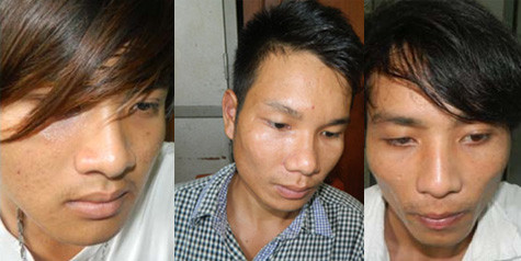 Các đối tượng tại cơ quan CSĐT Các đối tượng tại cơ quan CSĐT