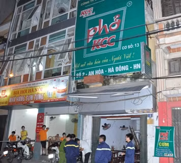 Hiện trường vụ nổ gas