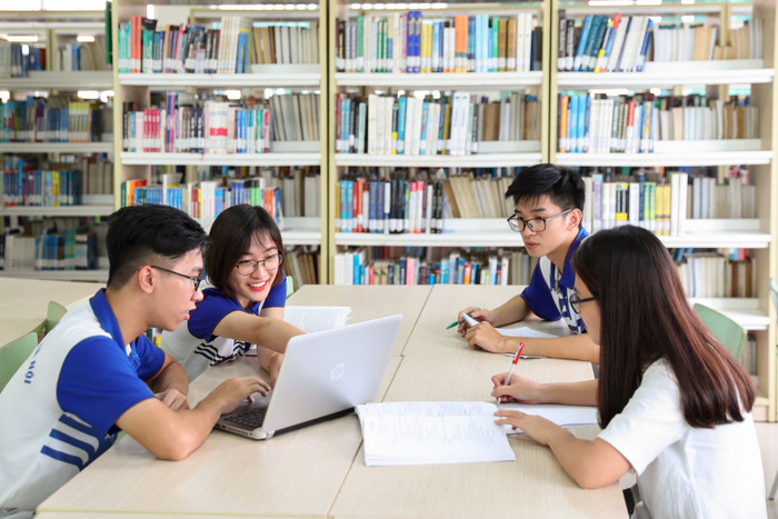 Trung tâm Thông tin - Thư viện, Trường Đại học Khoa học xã hội và Nhân văn - Đại học Quốc gia Hà Nội. (Ảnh minh họa: Website nhà trường) ai7i7109-20201015123910398.jpg