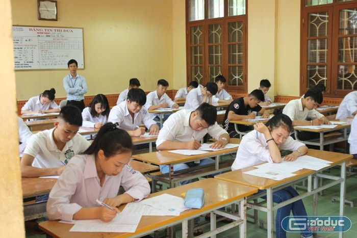 Thông tư 29 kỳ vọng sẽ chấm dứt tình trạng o ép, ép buộc học sinh học thêm, dạy thêm. (Ảnh minh hoạ: Lã Tiến) thiquocgia-lt-4028-3383.jpg