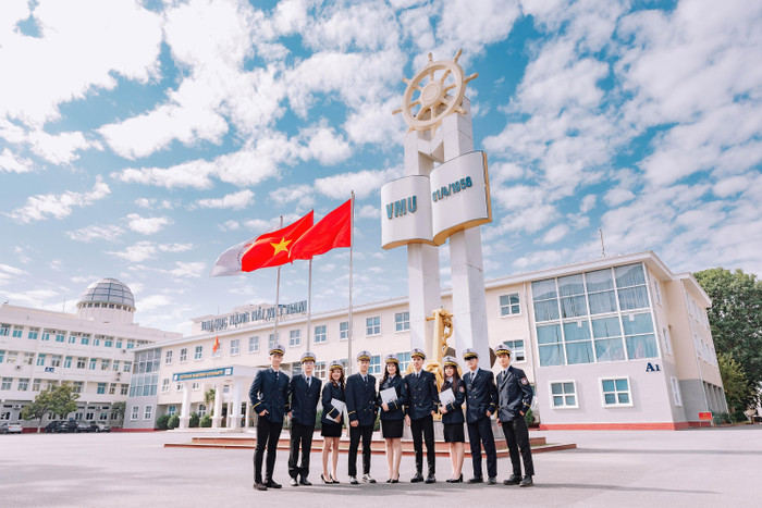 Sinh viên ngành Logistics Trường Đại học Hàng hải Việt Nam được đào tạo theo chương trình xây dựng theo cách tiếp cận CDIO (Ảnh: Phạm Linh)