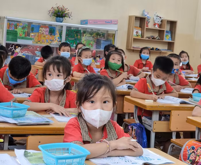 Học sinh thành phố Hải Phòng tựu trường sớm nhất vào ngày 29/8 còn riêng đối với lớp 1, thời gian tựu trường sớm nhất vào ngày 22/8 (Ảnh: Phạm Linh)