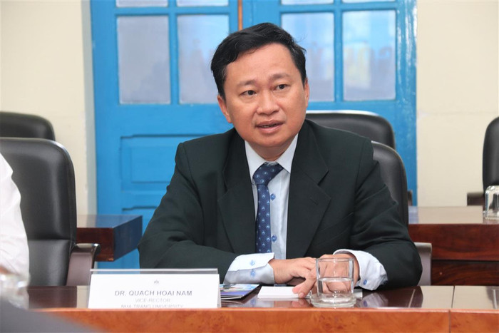 Tiến sĩ Quách Hoài Nam - Phó Hiệu trưởng Trường Đại học Nha Trang. Ảnh: Website nhà trường. TS. Quách Hoài Nam – Phó Hiệu trưởng Trường Đại học Nha Trang.jpg