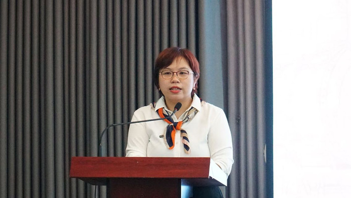 Cô Nguyễn Huyền Trang - Hiệu trưởng Trường Trung học cơ sở Ngoại ngữ (Trường Đại học Ngoại ngữ, Đại học Quốc gia Hà Nội). Ảnh: NVCC. 2024-07-22_22-16-03.jpg