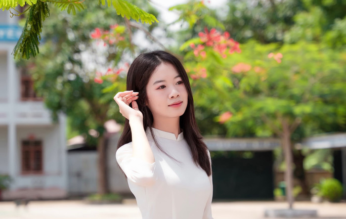 Vàng Thị Thảo Hiền - sinh viên khóa đầu tiên của ngành Sư phạm tiếng H'Mông. Ảnh: NVCC e1904bd3-ce07-42f9-801f-94508f1e89c8.jpg